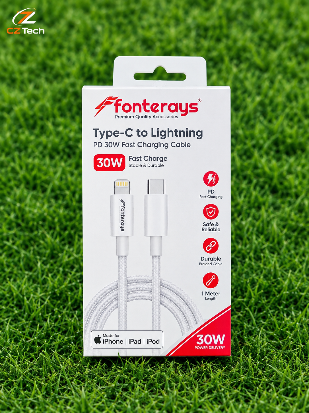 fonterays type c to lightning cable 30w fonterays type c to lightning cable 30w