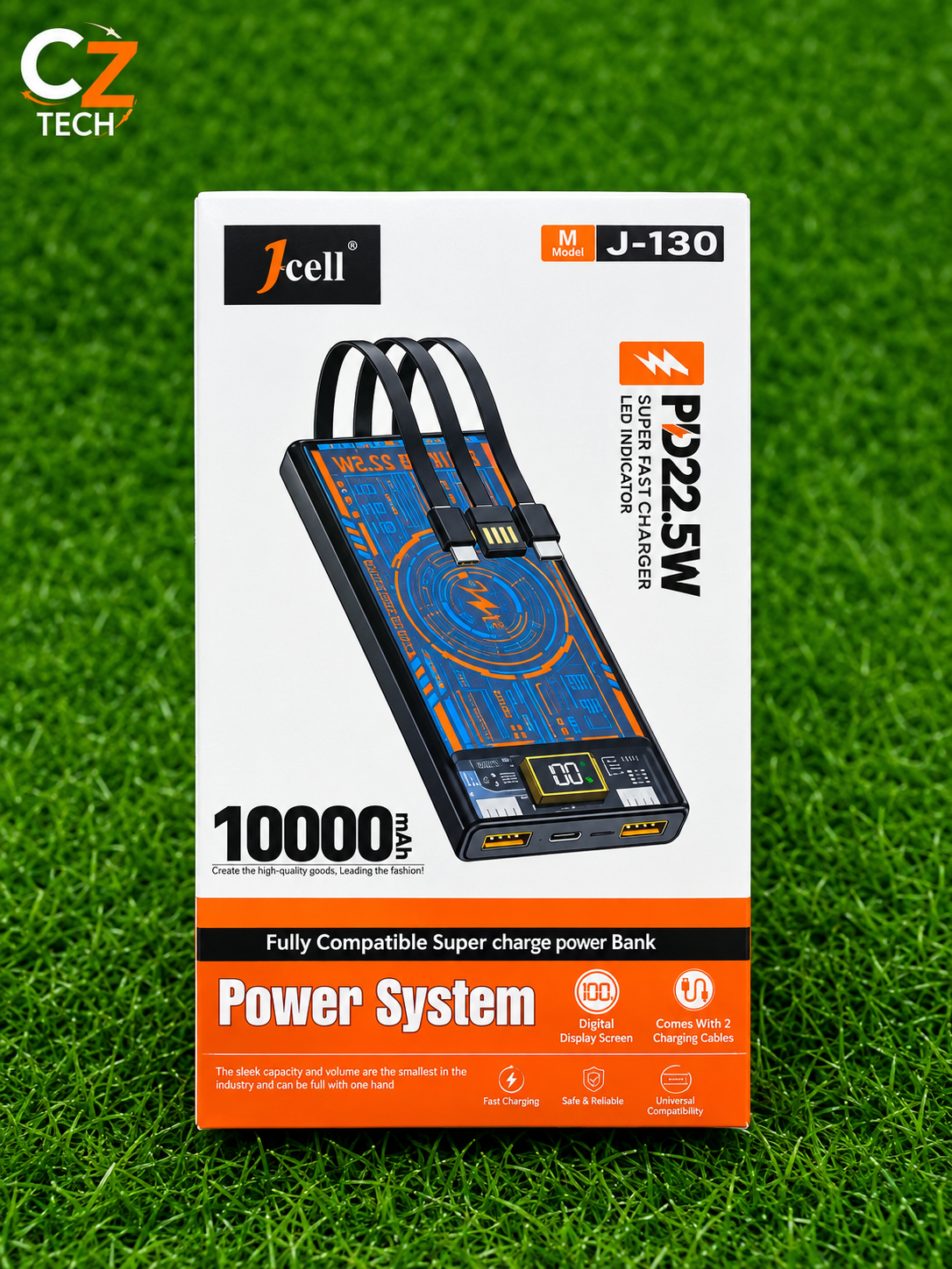J-cell J-130 10000mAh PD 22.5W Power Bank