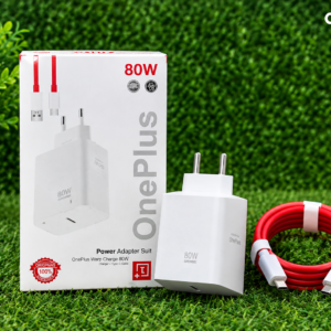 OnePlus 80W Warp Charge Adapter + Type-C Cable